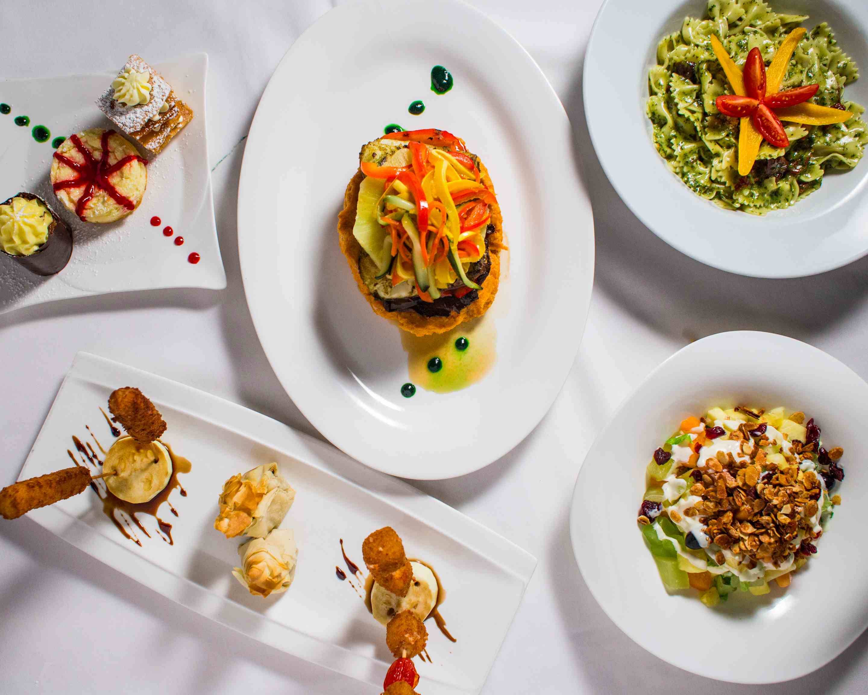 A selection of Orchidea dishes